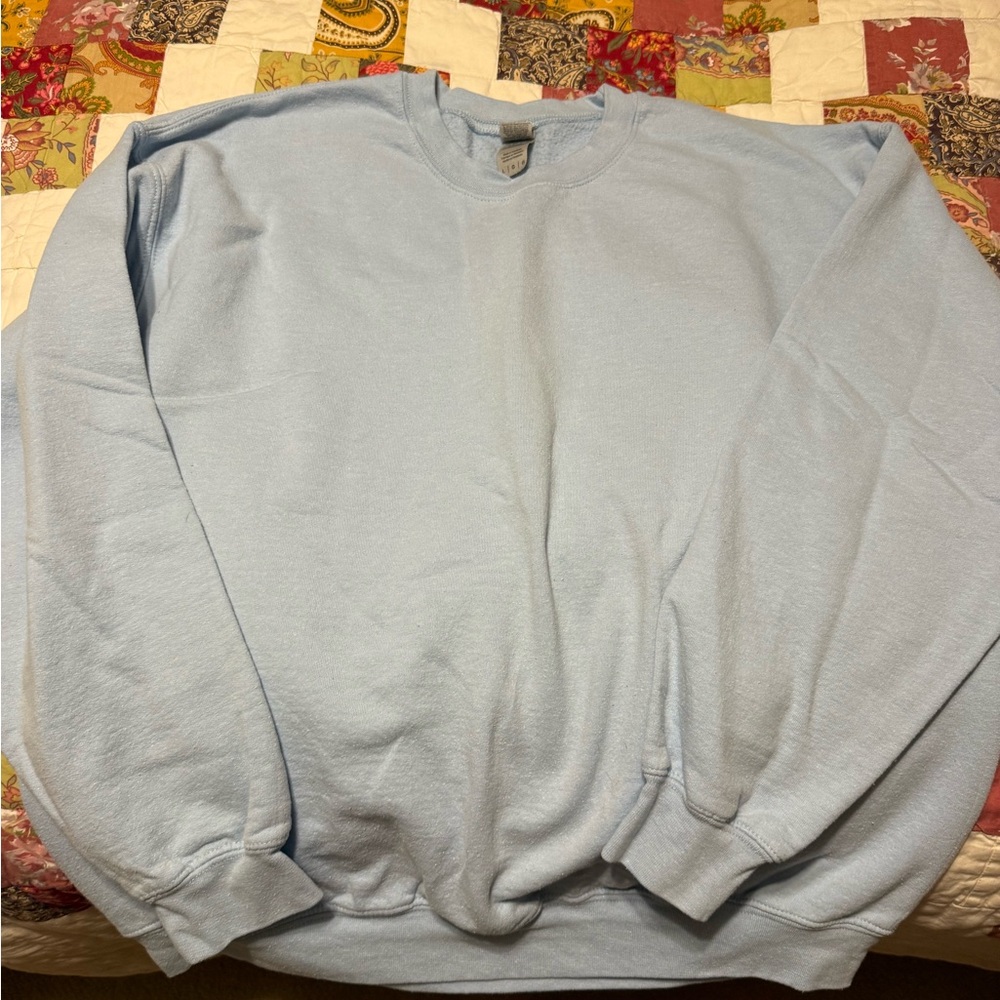 Light Blue Crewneck Men's Sweater